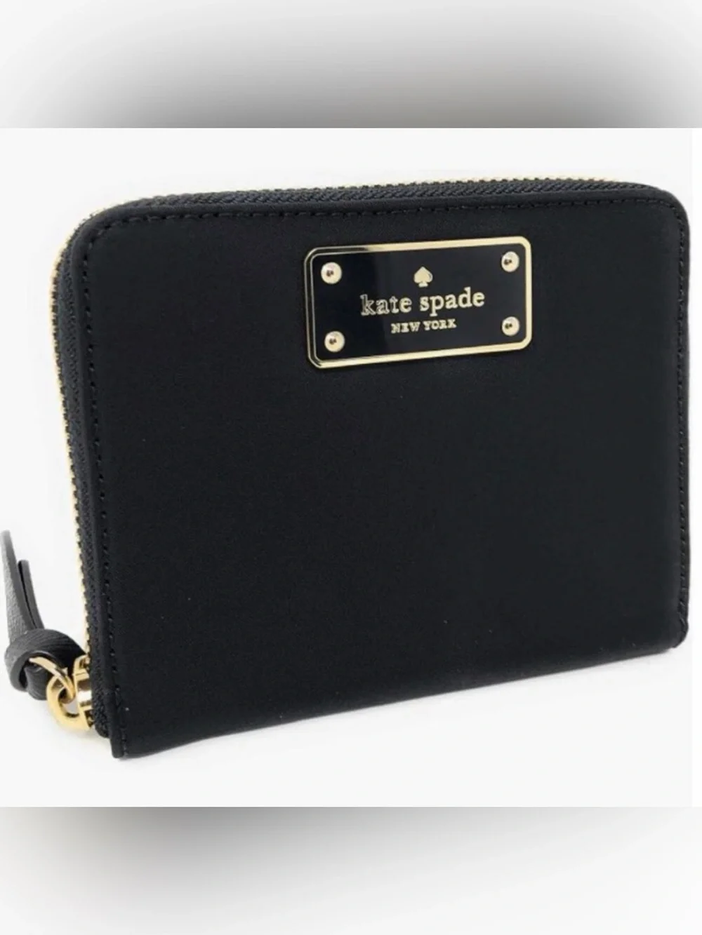 Kate Spade Darci Wilson Road Zip Around Nylon Wallet Black